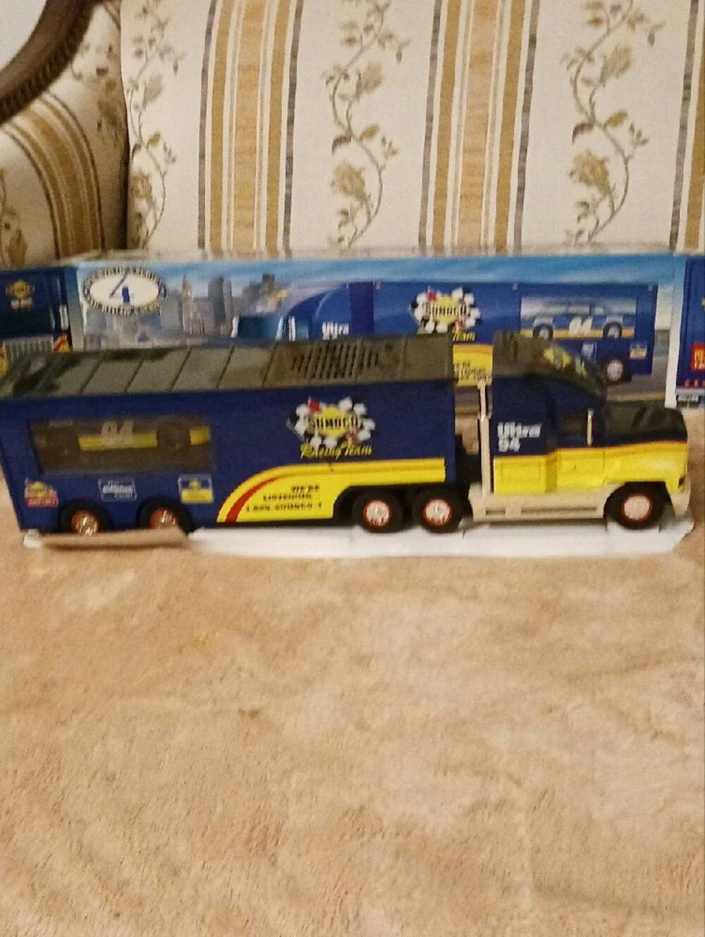 Racing Team Truck 1997 Collector's Edition Transporter Truck Toy - Kids Vehicles